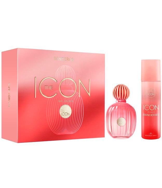 Kit Feminino Antonio Banderas The Icon Splendid Eau de Parfum 100 ml + 24h Desodorante Spray 150 ml - 1