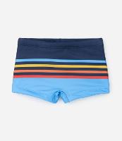 Sunga Boxer Infantil com Estampa de Listras - Tam 5 a 14 Anos - 1