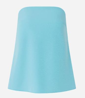 Blusa Tomara que Caia Crepe com Franzido nas Costas