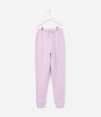 Calça Jogger Infantil em Moletom Quentinho - Tam 5 a 14 Anos
