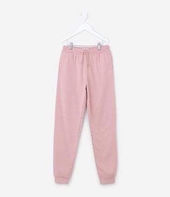 Calça Jogger Infantil em Moletom Quentinho - Tam 5 a 14 Anos