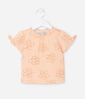 Blusa Infantil com Estampa de Margarida Feliz - Tam 1 a 5 Anos - 1