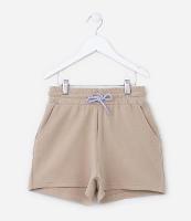 Short em Microfibra com Cós Elástico e Cordinha - Tam 5 a 14 Anos - 1