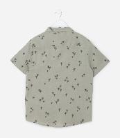 Camisa Infantil em Linho com Estampa Coqueiros - Tam 5 a 14 Anos - 2