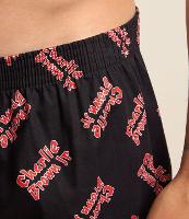 Cueca Samba Canção Curta em Tricoline com Estampa Charlie Brown Jr - 2