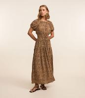 Vestido Midi em Crepe Estampado Animal Print Onça - 2