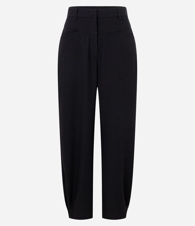 Calça Cenoura em Crepe com Cós Diferenciado - 1