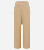 Calça Wide Leg Alfaiatada Cintura Alta com Botões Duplos - 1