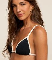 Biquíni Top Cortininha com Viés Contrastante - 1