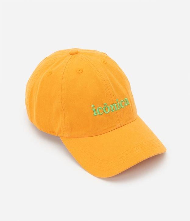 Boné Aba Curva em Sarja com Lettering Icônica Bordada - 2