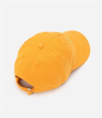 Boné Aba Curva em Sarja com Lettering Icônica Bordada