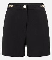 Short Alfaiatado Cintura Alta com Corrente na Cintura - 1