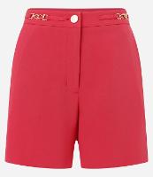 Short Alfaiatado Cintura Alta com Corrente na Cintura - 1