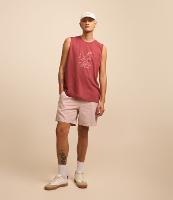 Bermuda em Algodão com Cós Elástico e Textura - 1