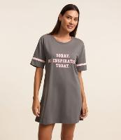 Camisola em Algodão com Estampa Lettering Sorry No Inspiration Today - 2