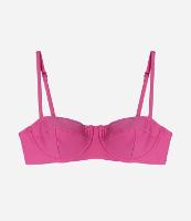 Biquíni Top Meia Taça em Microfibra com Detalhes em Costura - 1