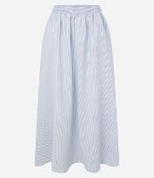 Saia Longa com Estampa Listrada e Strass Aplicados - 2