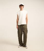 Calça Paper Touch Vira Bermuda com Puxador na Barra - 2