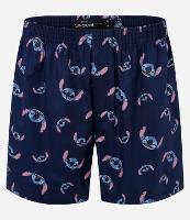 Cueca Samba Canção em Tricoline com Estampa do Stitch - 1