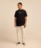 Calça Slin em Sarja com Estampa Lettering - 1