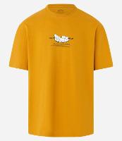 Camiseta Relaxed em Algodão com Estampa Lettering - 1