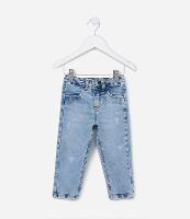 Calça Skinny Infantil em Jeans com Puídos - Tam 1 a 5 Anos - 1
