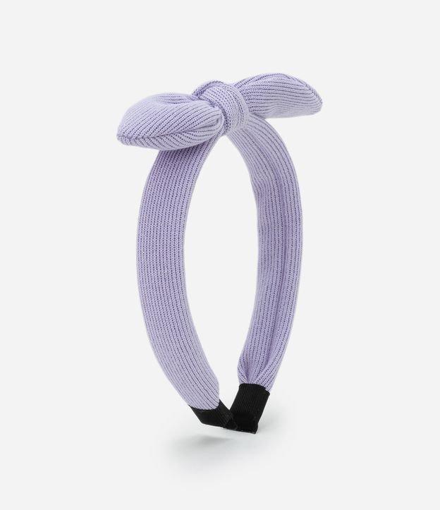 Tiara Infantil com Laço e Fio Metalizado - Tam U - 1