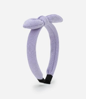 Tiara Infantil com Laço e Fio Metalizado - Tam U