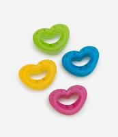 Kit 04 Piranhas de Cabelo Infantil em Formato Coração - Tam U - 1