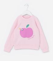Blusão Infantil em Modal com Estampa Love Apple - Tam 1 a 5 Anos - 1