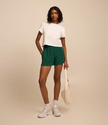 Short em Alfaiataria com Cós Elástico