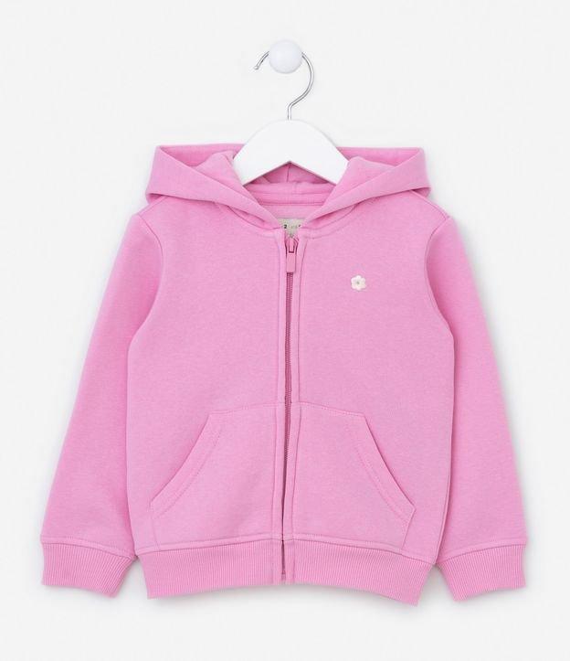 Jaqueta Infantil em Moletom Quentinho com Capuz - Tam 1 a 5 Anos - 1