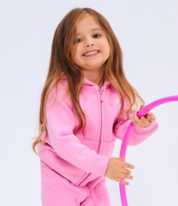 Jaqueta Infantil em Moletom Quentinho com Capuz - Tam 1 a 5 Anos - 2