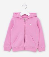 Jaqueta Infantil em Moletom Quentinho com Capuz - Tam 1 a 5 Anos - 1