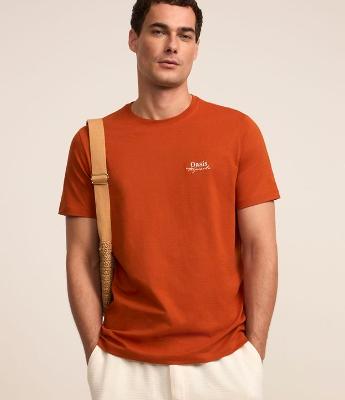 Camiseta em Algodão com Estampa Floral