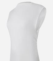 Vestido Midi Texturizado em Algodão com Fenda - 1