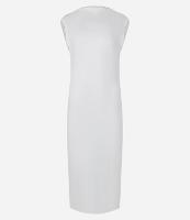 Vestido Midi Texturizado em Algodão com Fenda - 2