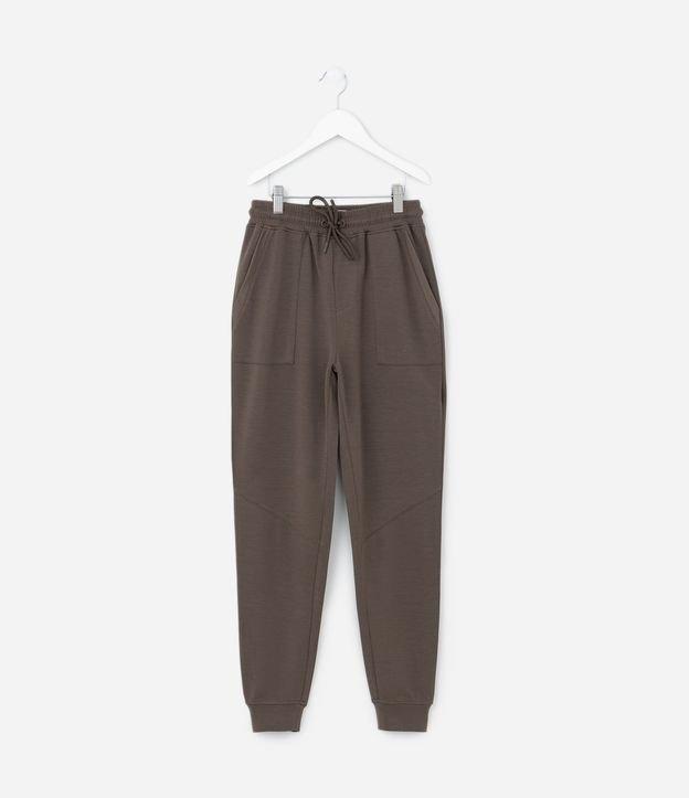 Calça Jogger Infantil em Modal com Recortes - Tam 5 a 14 Anos - 1