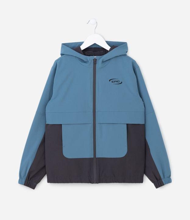 Jaqueta Infantil com Capuz e Recortes - Tam 5 a  14 Anos - 1