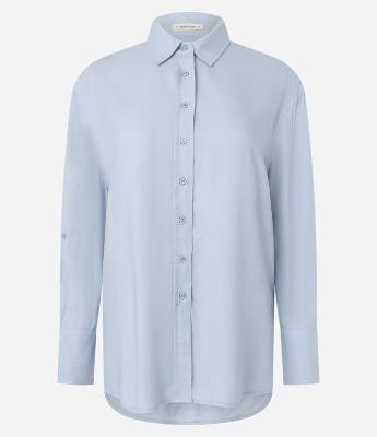 Camisa Viscolinho com Abotoamento Frontal