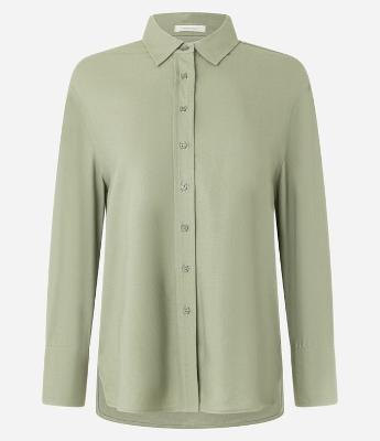 Camisa Viscolinho com Abotoamento Frontal