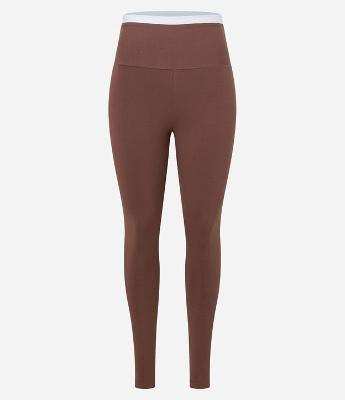 Calça Legging Contraste Maxxi com Recorte