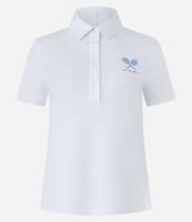 Camiseta Pólo Esportiva em Poliamida com Abotoamento - 1