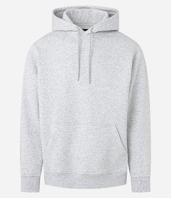 Blusão Fechado Comfort em Moletom com Capuz