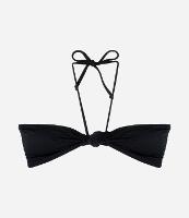 Biquíni Top Bandeau Em Microfibra Com Detalhe De Nó - 1