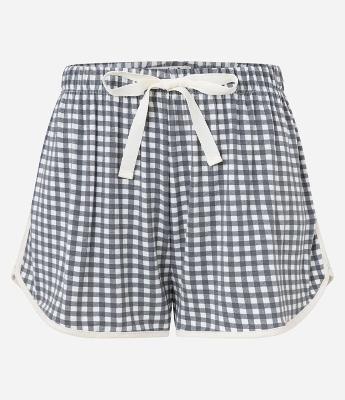 Short de Pijama em Viscose Xadrez