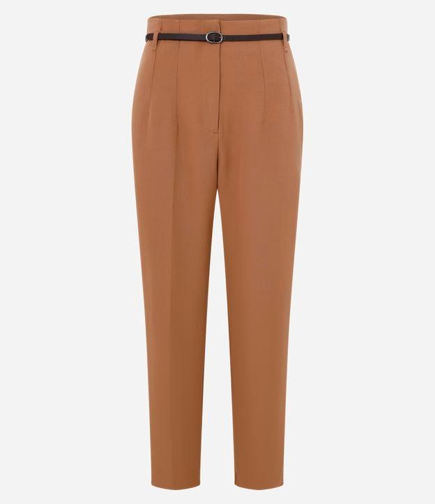 Calça Cenoura Alfaiatada com Cinto Fivela - 1