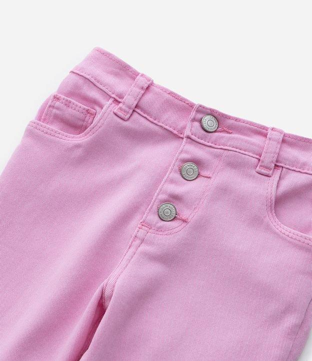 Calça Flare Infantil em Sarja com Botões - Tam 1 a 5 Anos - 2