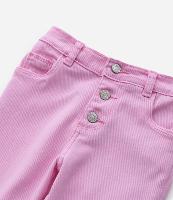 Calça Flare Infantil em Sarja com Botões - Tam 1 a 5 Anos - 2