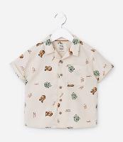 Camisa Infantil com Estampa Jurassic World - Tam 2 a 5 Anos - 1